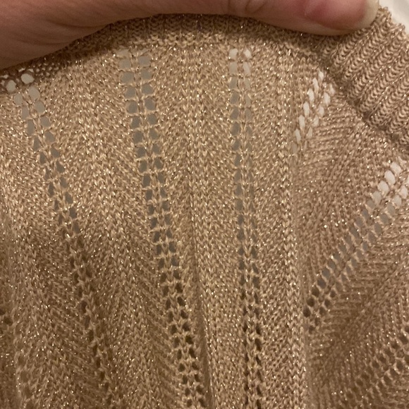Ella Moss gold sparkly knit top - Picture 5 of 6